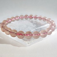 【訂製品】草莓晶 士多啤梨晶 俄羅斯 6-12mm 手串