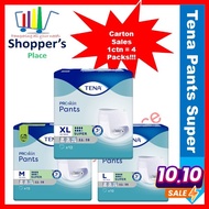 [CARTON SALE] TENA Pants Super Adult Diapers M12/L12/XL12 (1ctn =4 packs)