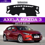 for Mazda 3 Mazda3 BM BN 2014-2019 Axela Anti-Slip Car Dashboard Cover Avoid Light Pad Instrument Platform Desk Mat Dash Carpet Protective Sunshade Accessories