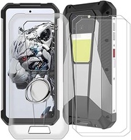 Cover for Unihertz 8849 Tank 3 (6.79") with 2 X Tempered Glass Protective Film, 360° Cell Phone Meta