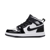 NK,AJ Jordan 1 Mid'chicago black toe white Unisex-*-&