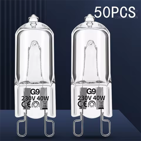 1/5/10/20/50PCS G9 18W 25W 40W 60W 220V Eco Halogen Light Bulbs Capsule LED Lamp Bulbs Inserted Bead