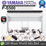 Yamaha P-S500 88 Keys Digital Smart Piano Package - White (PS500 P S500)