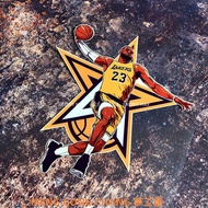 [Taiwan Shipment] NBA James Car Sticker Lakers Kobe Bulls Jordan Durant Curry Irving Warriors Thunde
