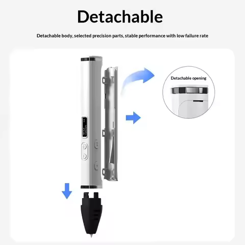 3D Pen DIY Scribble Pen OLED Display 3D Printing Pen With PLA Filament For Doodling Making Christmas