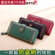 Wallet Women Genuine Leather Long Large-Capacity Wallet Women's Clutch