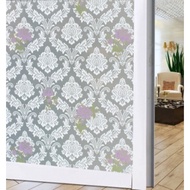Gratis Ongkir - Sticker Kaca Motif 90cm x 100cm / Stiker Kaca Rumah / Sandblast / Sticker Kaca Motif