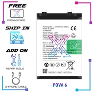 Battery BL-58FT Compatible For Tecno POVA 6 (6000mAh)