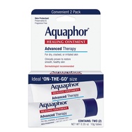 Aquaphor Healing Ointment Advanced Therapy Skin Protectant Dry Skin Body Moisturizer 0.35 Oz Tube 2 