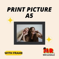 PRINT GAMBAR SIZE A5 (with frame)