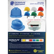 PROJECT HELMET SAFETY HELMET FASTRACK HELMET GOSAVE ECO MADA GOSAVE ECO MADA SAFETY HELMET 001 AND 0