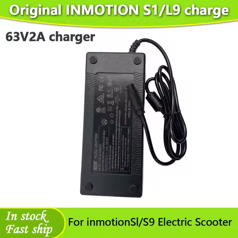 Original Power Charger For INMOTION S1/L9 Electric Scooter INMOTION Kickscooter 63V Li-on Battery Ch