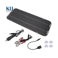 12V 6W Solar Panels Charger Car Motorcycle Kick Scooter Portable Solar Panel Car Charger Battery Eff