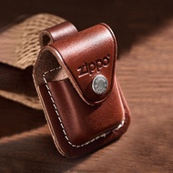 【ZIPPO官方旗艦店】打火機釦型皮套(棕色)  LPLB