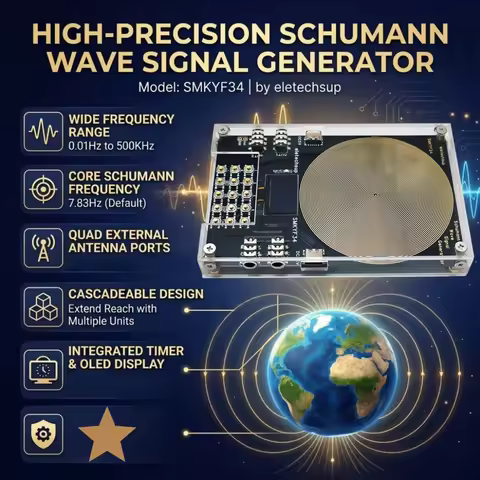 7.83Hz Schumann Wave Generator 0.01Hz-500KHz Adjustable Frequency High Precision Signal Generator OL