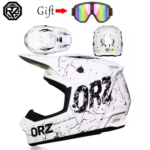 ORZ Motorcycle helmet children off-road helmet bike downhill AM DH cross helmet capacete motocross c