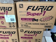 **ยกลัง (12 ขวด) Furio Super 1 4T fully syn สังเคราะห์ 100% ขนาด 1 ลิตร (ส่งทั้งลังไม่แพ็ค)