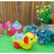 Super Fast Moving LED Retractable Elephant Toy / Retractable LED Elephant Toy