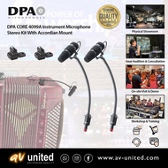 DPA CORE 4099A Instrument Microphone Stereo Kit with Accordion Holders