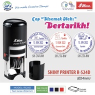 Cop Bertarikh Ulasan Guru "Disemak Oleh/ Checked by Bertarikh Dater Stamp" - SHINY Printer R524D