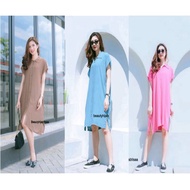 KEMEJA Home Drees Negligee Negligee Shirt Rayon Material Korean style model