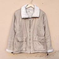 Jacket winter canvas adhoc sherpa boxy vintage