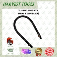 TL33 FUEL HOSE WITH SPRING & CLIP (BLACK)