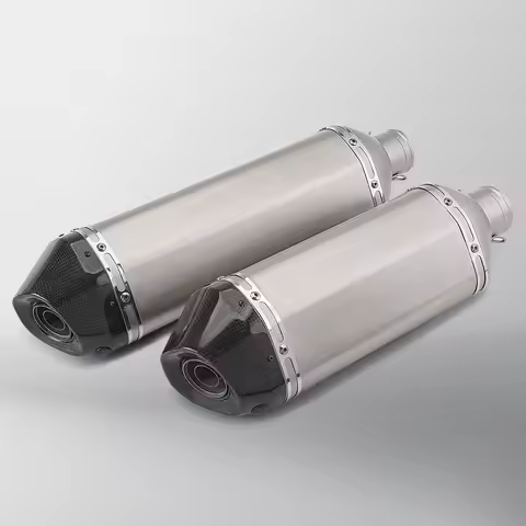 51mm Escape Moto Tube Motorcycle Exhaust Muffler with Db Killer for R3 MT07 FZ1 R6 R15 ZX6R ZX10 Z90