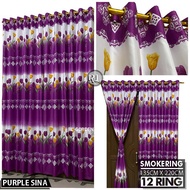 gorden motif bunga tulip hijau smokring 12 lubang besar