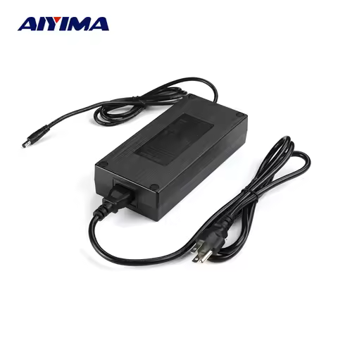 AIYIMA Audio GaN 48V 10A DC Power Supply Charger Adapter For TPA3255 Amplifier Input 100-240V For A0