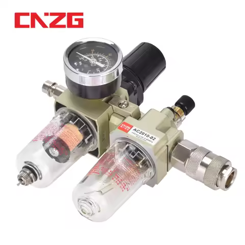 Compressor Air Filter Pressure Regulator Trap Pneumatic Oil Water Separator Pump Manual Drainage Sup