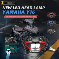 For Yamaha Eciter155 Y16zr Led Headlight Motorcycle Headlight With Angel Eyes