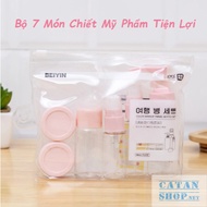 Combo 7 Premium CosmeticPiece Comes with a Zip Lock Bag for Convenient Carrying and Use When Traveli