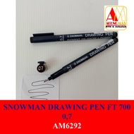 Snowman DRAWING PEN FT 700 0.7