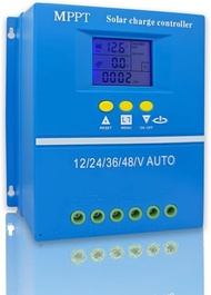 60A / 80A / 100A ตัวควบคุมการชาร์จพลังงานแสงอาทิตย์ MPPT ประสิทธิภาพสูง รองรับหลายแรงดันไฟฟ้า (12V /