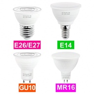7W LED Light Bulb GU10 Spotlight Daylight 220V Indoor E27/E26 Downlight Recessed Bulbs Bright Bedroo