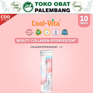 COOLVITA BEAUTY COLLAGEN EFFERVESCENT 10TABLET VITAMIN C KOLAGEN HEALTHY SKIN COOL-VITA COOL VITA