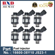 Set of 6 Fuel Injectors 16600-38Y10 JS23-1 For Frontier Pathfinder Quest Xterra