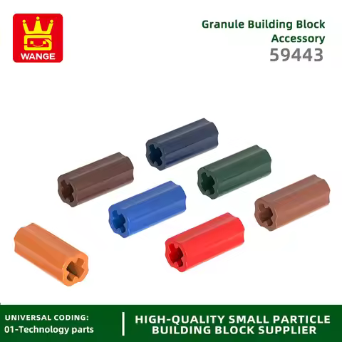 Wange 243Pcs/lot 59443 Axle Connector Building Block Moc Accessories Compatible with Bricks DIY Chil