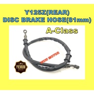 Y125-Z REAR BREK HOSE 81 CM Y125Z REAR DISC BRAKE HOSE STD 81CM Y125 Z REAR CALIPER DISC BRAKE HOSE 