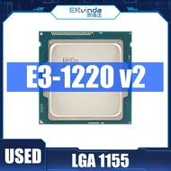 【รับประกันหนึ่งปี】โปรเซสเซอร์1220V2 E3 Intel Xeon ของแท้ใช้ E3-1220 V2 3.1 Ghz Quad-Core CPU 8M 69W LGA 1155 Xeon V2รองรับเมนบอร์ด B75
