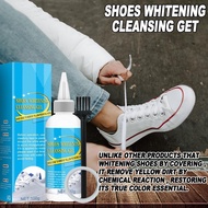 100g White Shoes Cleaner Shoes Whitening Cleansing Gel For Shoe Brush Sneakers Shoes Cleaning With Making Tape Kit