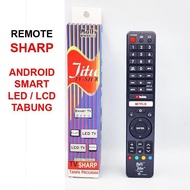 Terlaris Remote Remot Tv Sharp Smart Android Led Lcd Jitu Sh 8 New