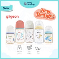 🇲🇾100% Original Pigeon SoftTouch™ Wide-Neck PPSU Nursing Bottle Authentic Pigeon Bottle Baby Susu Bo