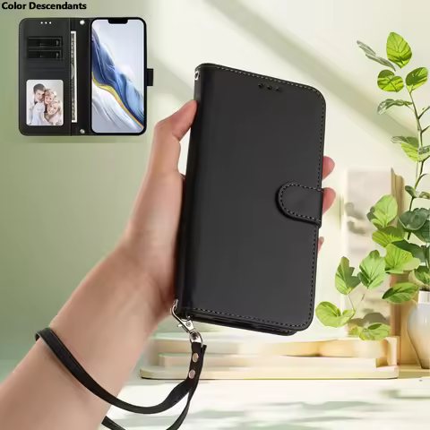 Fashion Leather Flip Case For Samsung Galaxy A42 A52 A72 A12 A22 A32 A320 A520 A5 A7 J4 J6 2018 J330