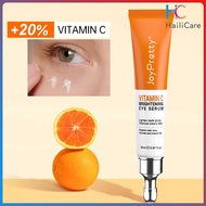 Hailicare Vitamin C Brightening Eye Cream Anti Dark Circle Eye Bags Whitening Lightening Cream Wrinkle Removal Serum Eyes Firming Skin Care Beauty 20ml