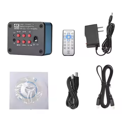 Hayear 4K UHD 1080P Digital Microscope Industrial 60FPS 12MP HY-5299 Video Microscope Camera for Pho