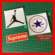 &lt; HKS00083 &gt;    米高佐敦 Nike Air Jordan aj supreme box converse all star Chuck taylor tee 潮牌貼紙 Sticker Stickers ( 適用於: 手提電話 IPhone 手提電腦 Notebook MacBook Air Pro 行李喼 行李箱 結他  )