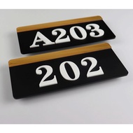 House Number Plate Customized House Number Plate Hotel Hotel Room Sign Plate Number House Number Cus