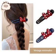 Women's Hair Accessories Bow Hairpin Red Bow Hairpin Cute Sweet Hairpin